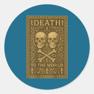 Death World Eastern Orthodox Classic Round Sticker