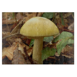 Deathcap Mushroom Glass Chopping Board
