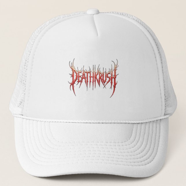 Deathkrush - T-shirt Trucker Hat (Front)