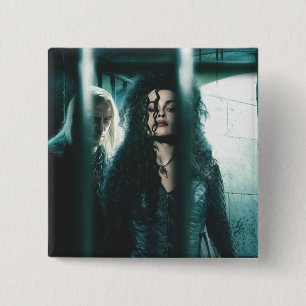 Deathly Hallows - Bellatrix & Lucius 15 Cm Square Badge