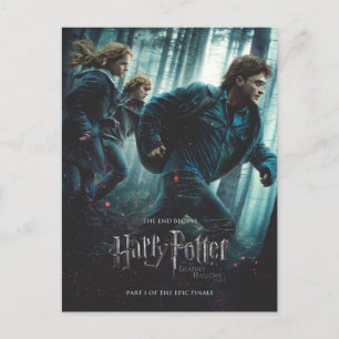 Deathly Hallows - Group Running Postcard