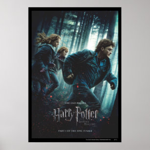Deathly Hallows - Group Running Poster
