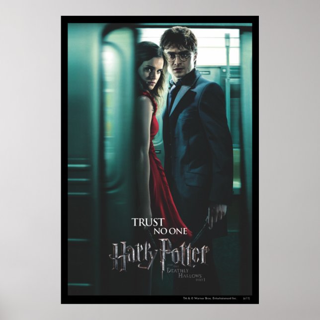 Deathly Hallows - Harry and Hermione Poster (Front)