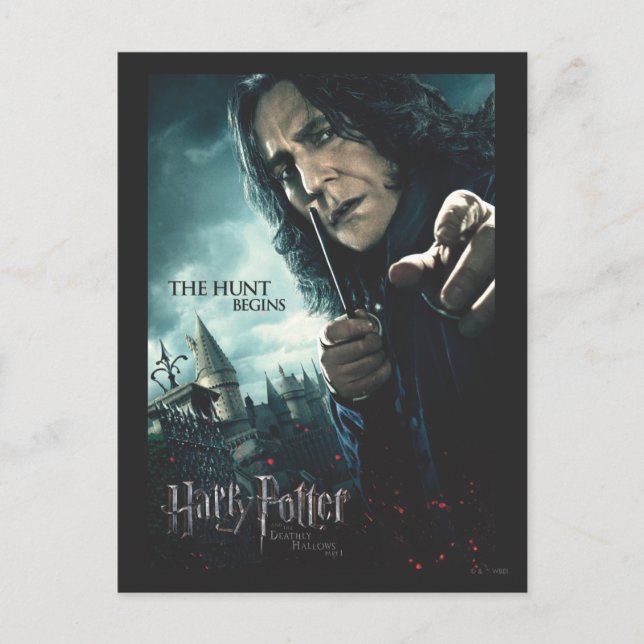 Deathly Hallows - Snape 2 Postcard (Front)