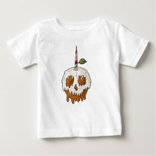 Deathly Sweet Caramel Apple Skull Baby T-Shirt