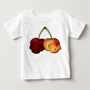 Deathly Sweet Cherry Skull Baby T-Shirt