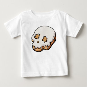 Deathly Sweet Skull Doughnut Baby T-Shirt