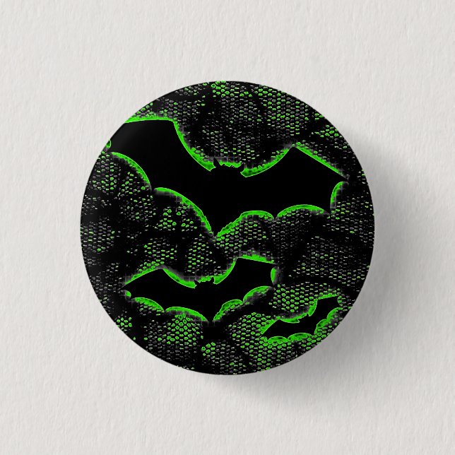Deathrock Bats 3 Cm Round Badge (Front)