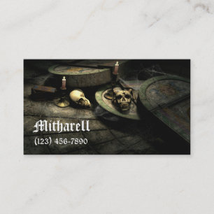 Deaths Domain Gothic Business Card