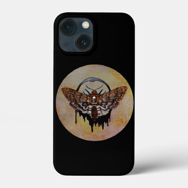Death's Head Hawk Moth  Case-Mate iPhone Case (Back)