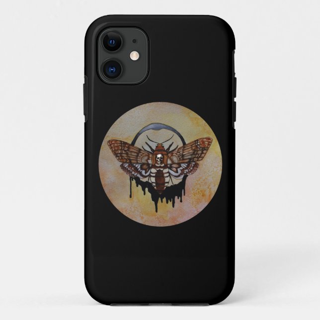 Death's Head Hawk Moth  Case-Mate iPhone Case (Back)