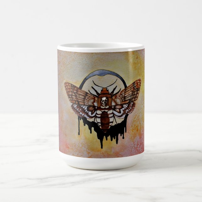 Death's Head Hawk Moth Coffee Mug (Center)