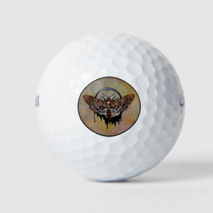 Death's Head Hawk Moth Golf Balls
