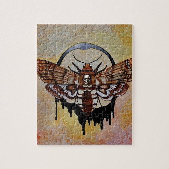 Death's Head Hawk Moth Jigsaw Puzzle (Vertical)