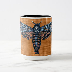 Death's Head Moth, aka Sphinx atropo moth Two-Tone Coffee Mug