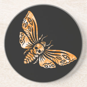 Death's Head Moth Coaster