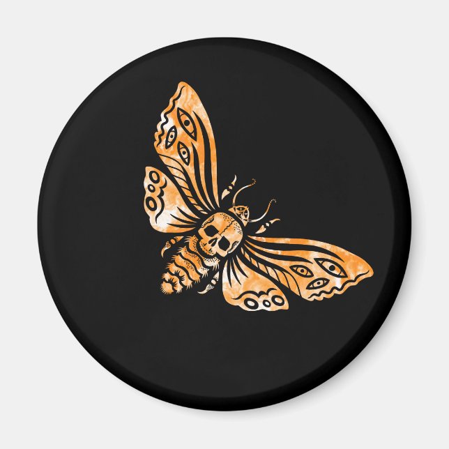Death's Head Moth  Magnet (Front)