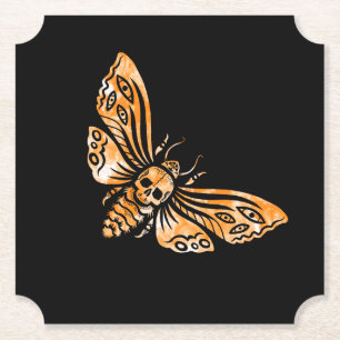 Death's Head Moth Paper Coaster