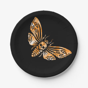 Death's Head Moth Paper Plate