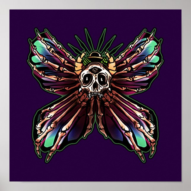 Death's Head Moth Poster (Front)