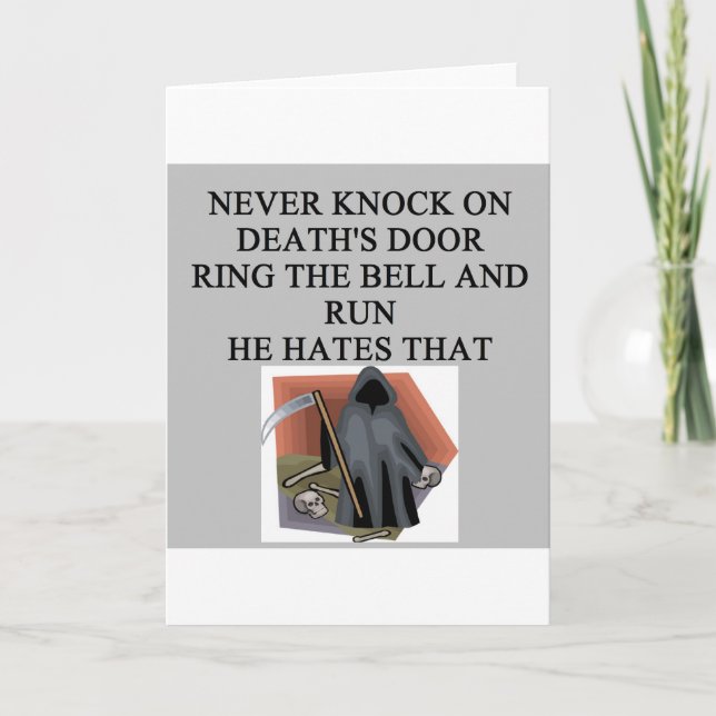 death'sdoorbell card (Front)