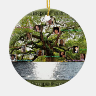 DeBarge Family Tree Speciality Items Ceramic Ornament