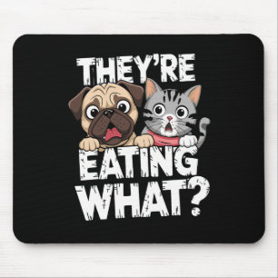 Debate Election 2024 Pets Dog Cat They're Eating W Mouse Pad