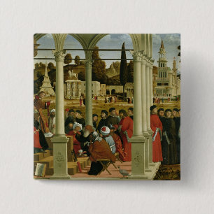 Debate of St. Stephen 15 Cm Square Badge