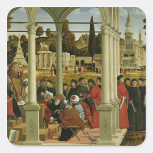 Debate of St. Stephen Square Sticker