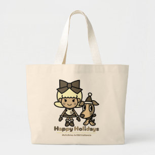 Debbie and Peg's Christmas Large Tote Bag