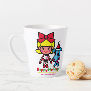 Debbie and Peg's Christmas Latte Mug