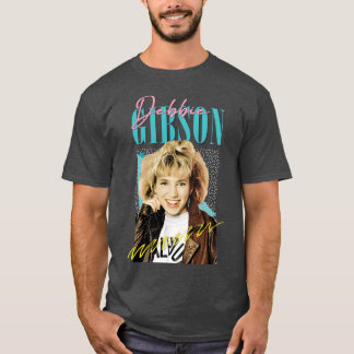 Debbie Gibson 80s Styled Aesthetic Design T-Shirt