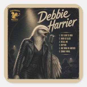 Debbie Harrier Album: a Parody Square Sticker