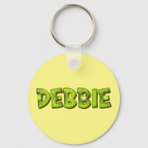 Debbie Name Kiwi Design Schlüsselanhänger Key Ring