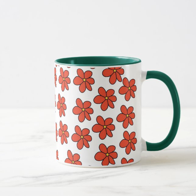 Debbie's Flower Mug (Right)