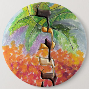 Debora 6 Cm Round Badge