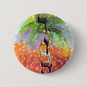 Debora 6 Cm Round Badge