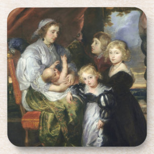 Deborah Kip and Her Children Coaster