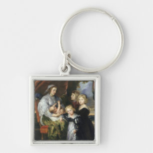Deborah Kip and Her Children Key Ring