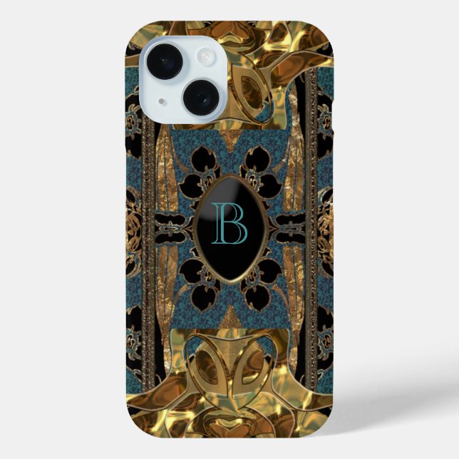 Debourg Blythe Monogram Case-Mate iPhone Case (Back)