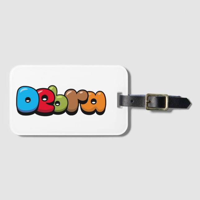 Debra Luggage Tag (Front Horizontal)