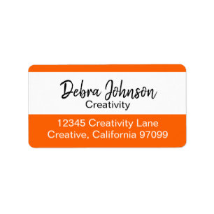 Debra Professional Classic Modern Colour Stripes Label