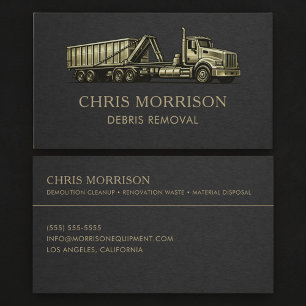 Debris Removal Services Professional  Business Card