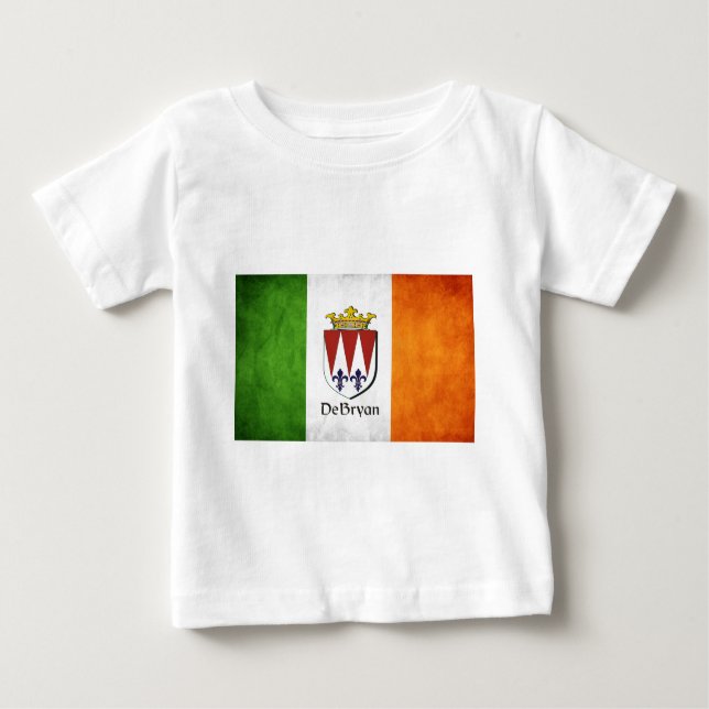 DeBryan Irish Flag Baby T-Shirt (Front)