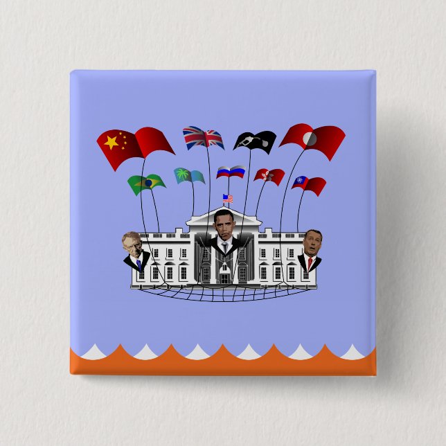 debt ceiling Fail Whale  - Button (Front)