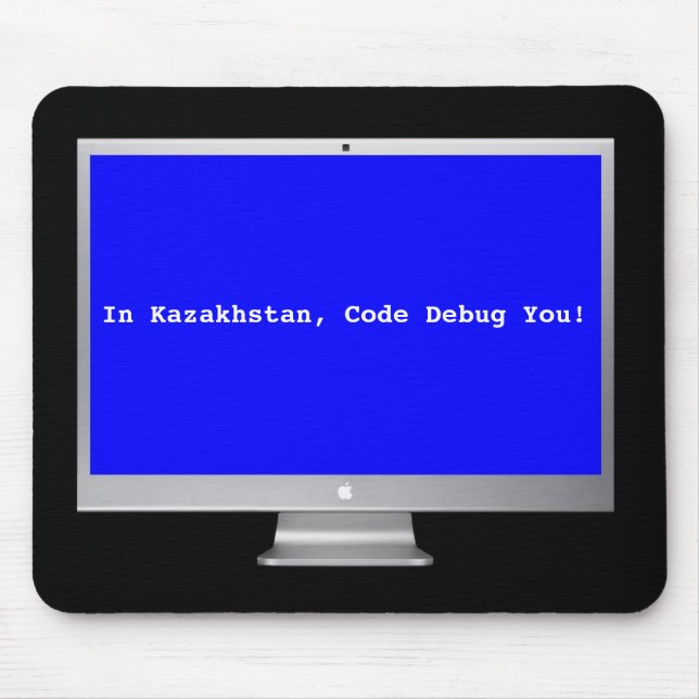 Debug Blue Screen Mouse Pad (Front)