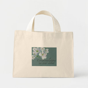 Debut Congratulations Spring Beauty Wildflower Mini Tote Bag