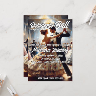 Debutante Ball Cotillion Ballroom Dancing Invitation