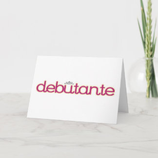 Debutante Collection...Thank you, Mother! Thank You Card