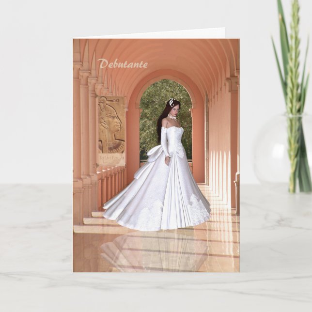 Debutante Congratulations Card (Front)